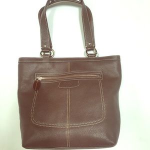 Coach Penelope Brown Leather Tote